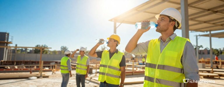 Prevención del calor en obras